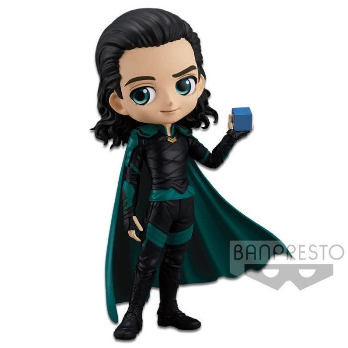 MUST HAVE BANPRESTO - MARVEL - QPOSKET LOKI WITH TESSERACT - 19873 TERMURAH