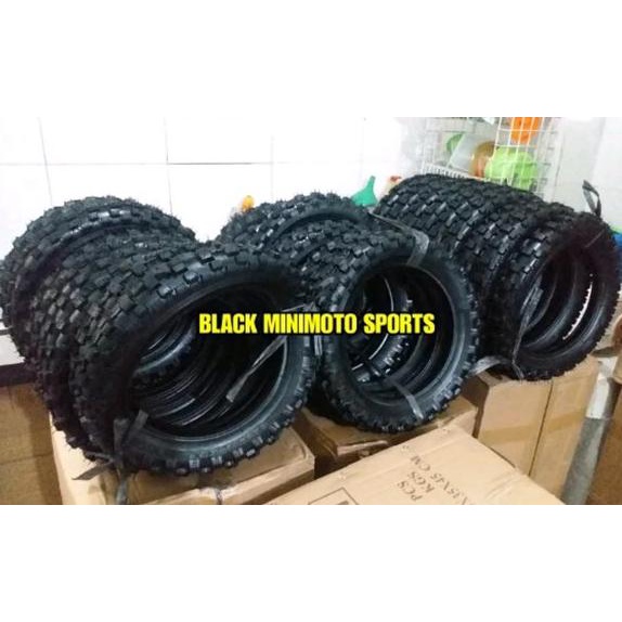 Ban Luar Motor Cross Mini Ring 10 Inch - Ban Pacul Motor Mini Trail - Ban Tahu Offroad - Ukuran 2.50