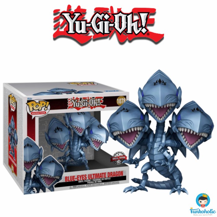 Funko Pop Animation Yu-Gi-Oh Blue-Eyes Ultimate Dragon 6" [Exclusive]