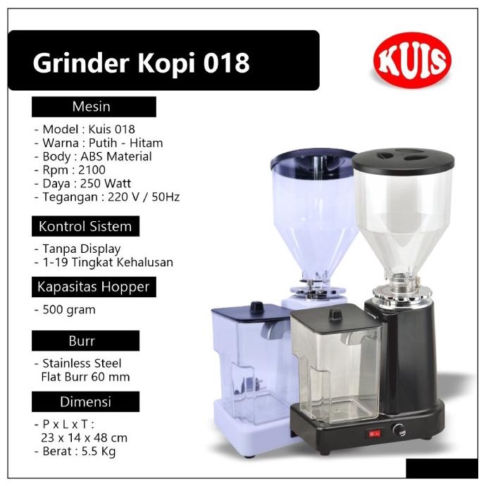 hanya disini] Grinder Kopi Elektrik Espresso Tipe 500N Coffee Grinder Muranee 018