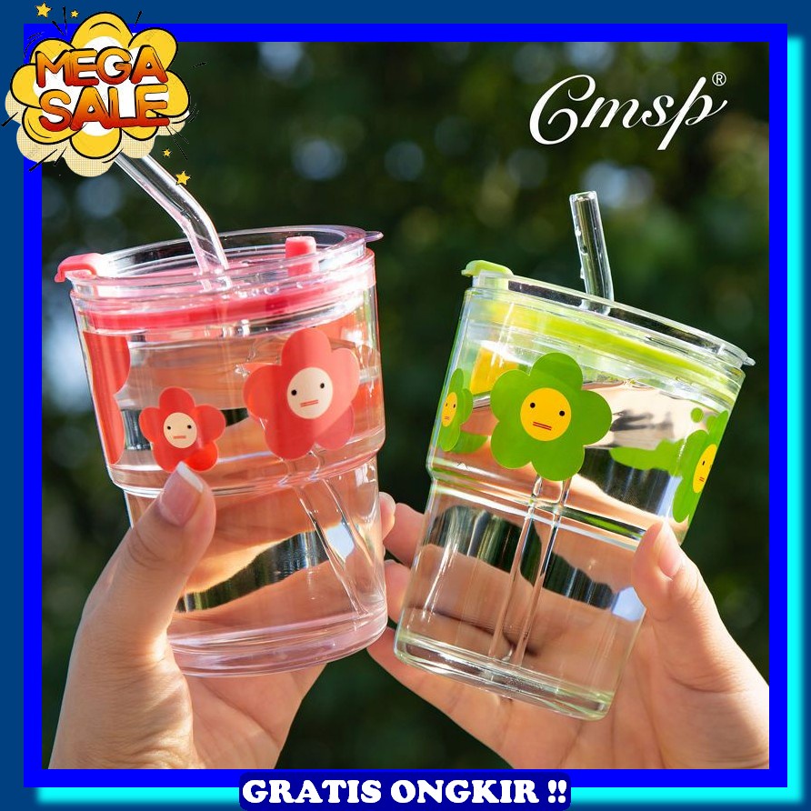 Tumbler Minum Murah Anti Tumpah Animal Tambler Tumbl Kopi Lucu Sedotan Tumblr Aesthetic Bottle Korea