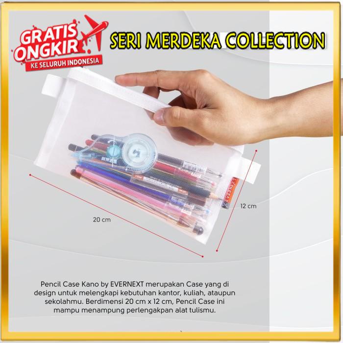 

TEMPAT PENSIL TRANSPARAN PENCIL CASE PULPEN POUCH ALAT TULIS KANTOR KUALITAS BERKELAS !!