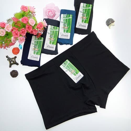 Celana Dalam Boxer Pria sexy Serat Bambu Celana Pendek Underman Men