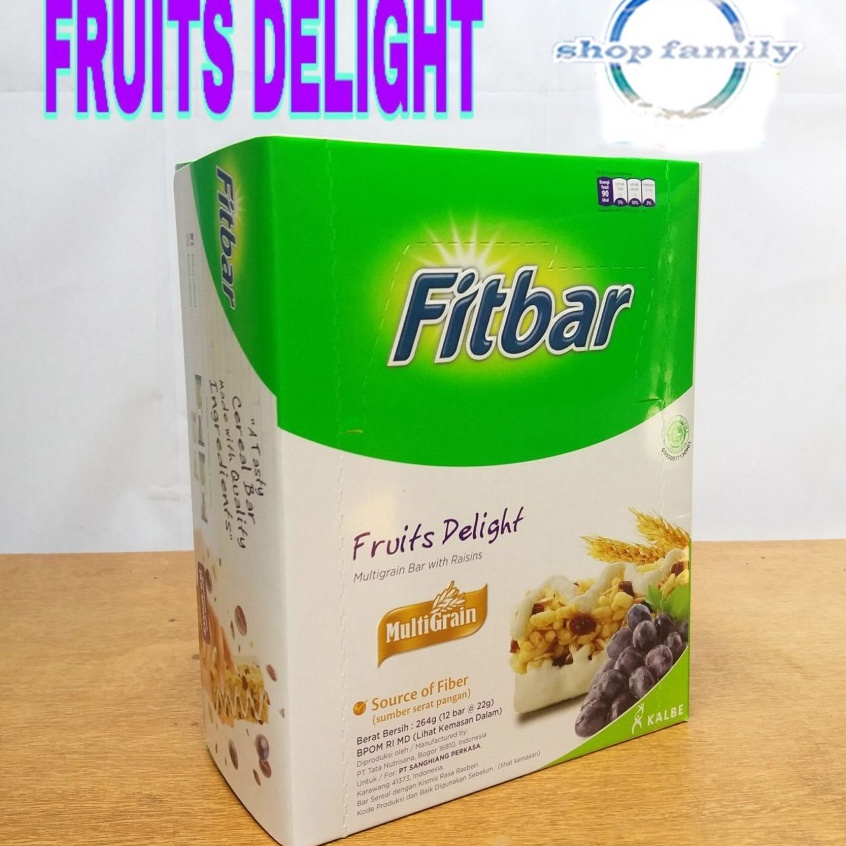 

Stok Banyak FITBAR FRUITS MULTIGRAIN 24gr 1 BOX ISI 12 PCS M47 ❋