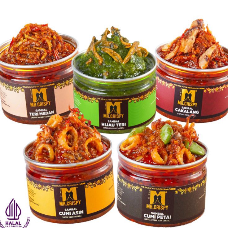 

Pasti Murah➨ Sambal Cumi Asin/Pete/Bajak Ebi/Teri Medan Sambel Mr.Crispy W83 ➚