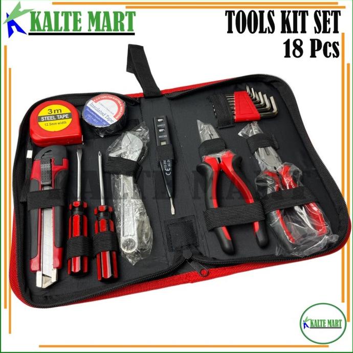 Toolset Pekakas Toolkit Set Pekakas Listrik Hand Tools Set Toolbox Viral