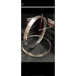 VELG TDR W SHAPE 1 SET 140X160 RING 17 WARNA SILVER TDR ORIGINAL