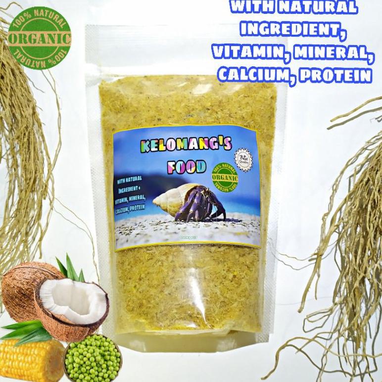 Terbaru [300 Gr] Kelomang'S Food Makanan Kelomang Darat Keong Kumang Umang Pompongan Hermit Crab Lan