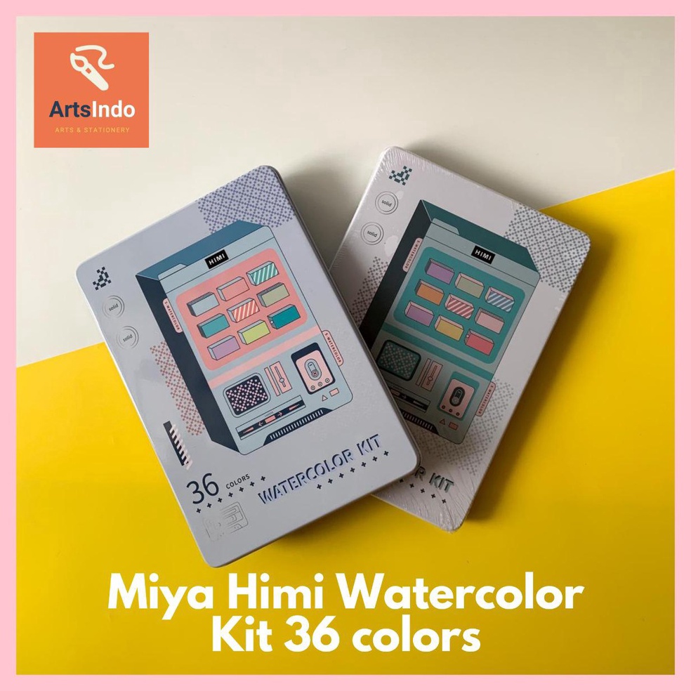 

{BT.1Jn23ι} Miya Himi Watercolor Kit 36 Colors - Cat Air Kit 36 Warna