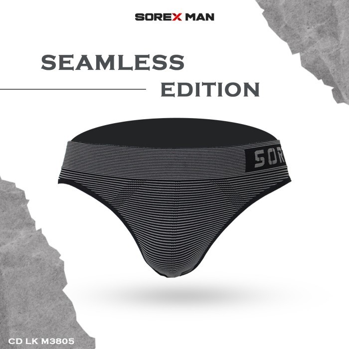 Terlaris Isi 2Pcs - Sorex Sport Cd Seamless Edition Men Anti Nyeplak Cd 3805