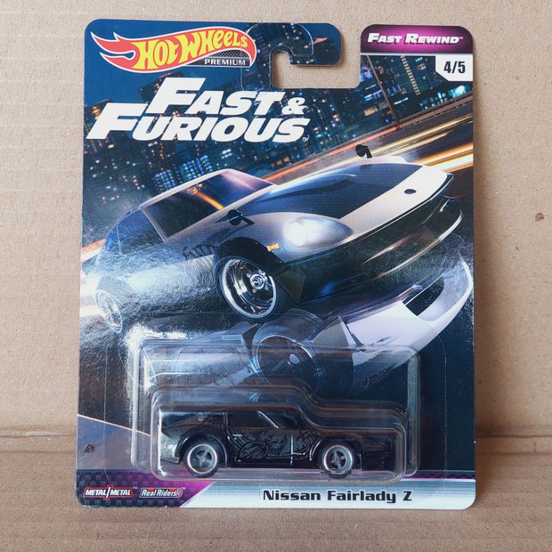 Hotwheels Premium Nissan Fairlady Z Fast Rewinda Fast Furious