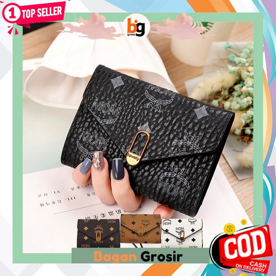 Dompet Wanita Lipat Kartu Fashion Korea Wallet Cod Bayar Di Tempat Terbaru 2023 Panjang Berkualitas 