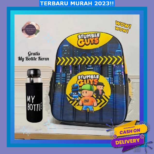 Tas Anak Ejen Ali Season 3 Ransel Seklah Anak Ejen Ali Unisex Tas Sekolah Anak Laki Laki Motif Stumb