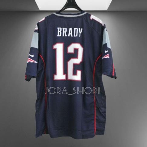 TERMURAH Jersey Nfl Patriot Tom Brady Jersey American Football Brady Grade Ori