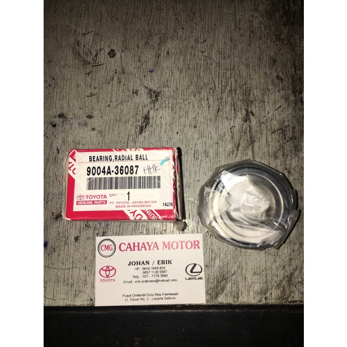 LAHAR BEARING RODA DEPAN AVANZA 2003- ORIGINAL