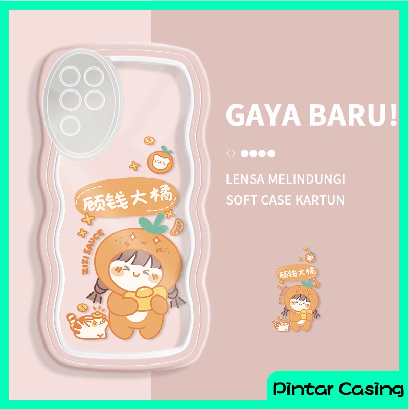 Casing Hp Ponsel untuk Infinix Note 10 Pro Hot 12 11 10 9 Play Hot 8 9 Smart 6 Plus Casing Kartun Lu