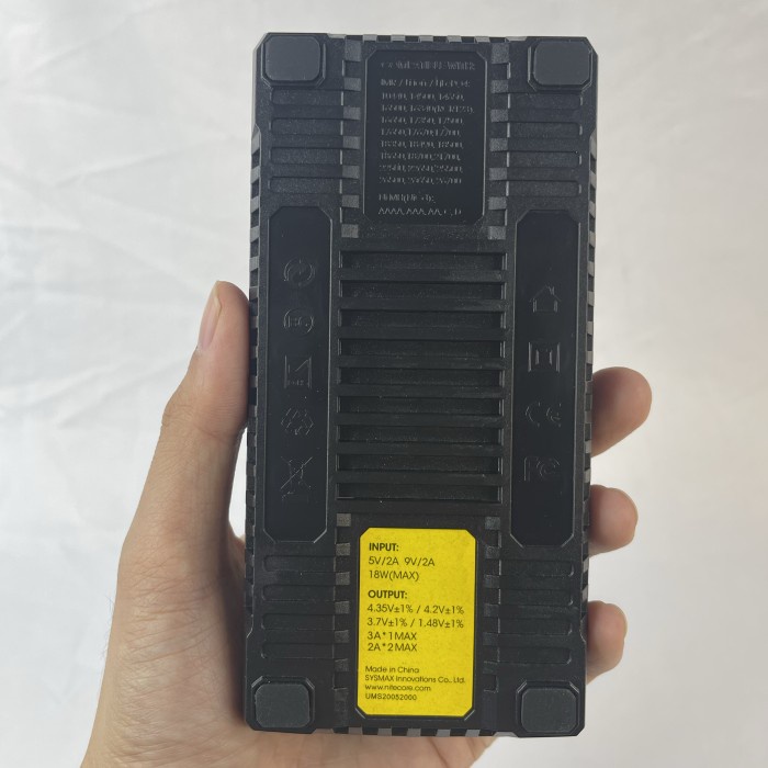 PROMO NITECORE INTELLIGENT QC2 USB CHARGER BATERAI 2 SLOT LI-ION NIMH - UMS2 TERBARU