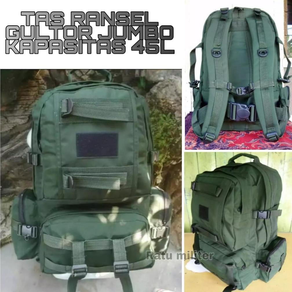 tas ransel gultor jumbo original tni hijau army - Ratu militer Best Seller