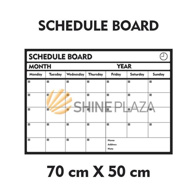 

[Flash Sale] Schedule Board - Papan Jadwal