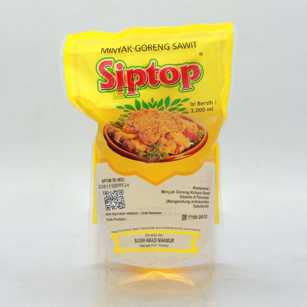 

⇲ Minyak Goreng Kemasan Siptop 2000 ml Pouch ル