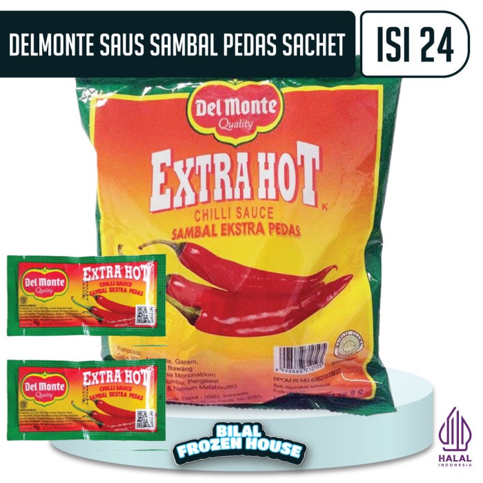 

Delmonte Saus Extra Hot Sachet 8gr Isi 24