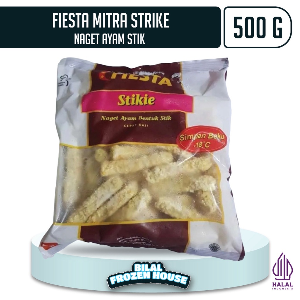 

Fiesta Stikie 500gr - Nugget Ayam Bentuk Stik