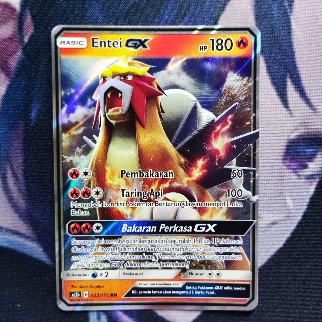 pokemon (ID) entei gx - AS2b 003/171 - RR