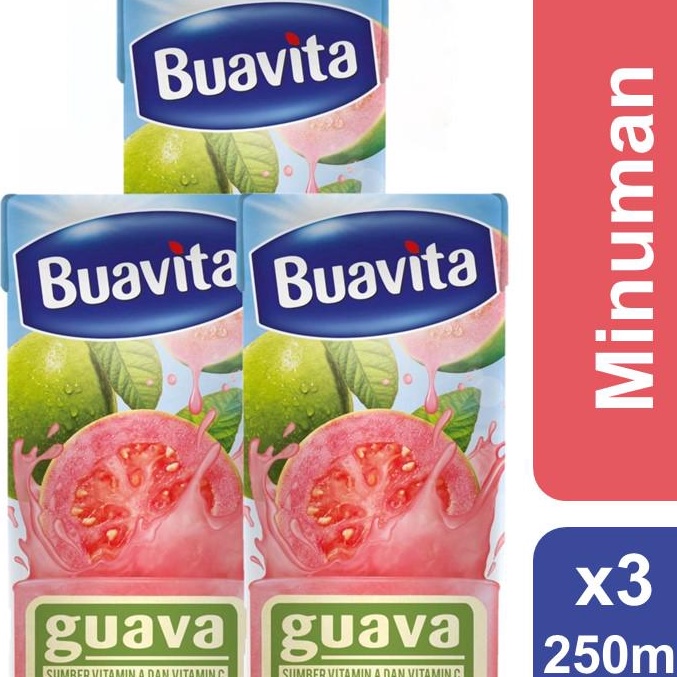 

[KODE PRODUK GK8JP9290] Buavita Guava 250ml Multi Pack