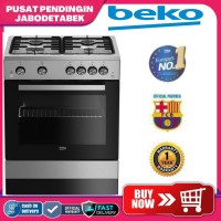 BEKO FREESTANDING KOMPOR GAS OVEN FSGT62111GXL PPJ