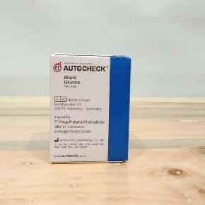 Terbaru Strip Stik Autocheck Glucose Autocheck Gula Darah Autocheck Isi 25 Strip Mumer 100% Original