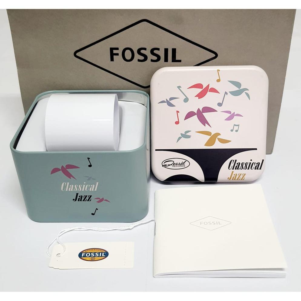 New Box Fossil Kaleng / Box Fossil / Box Posil / Box F-Ossil / Fossil / Lengkap Dengan Buku Dan Pape