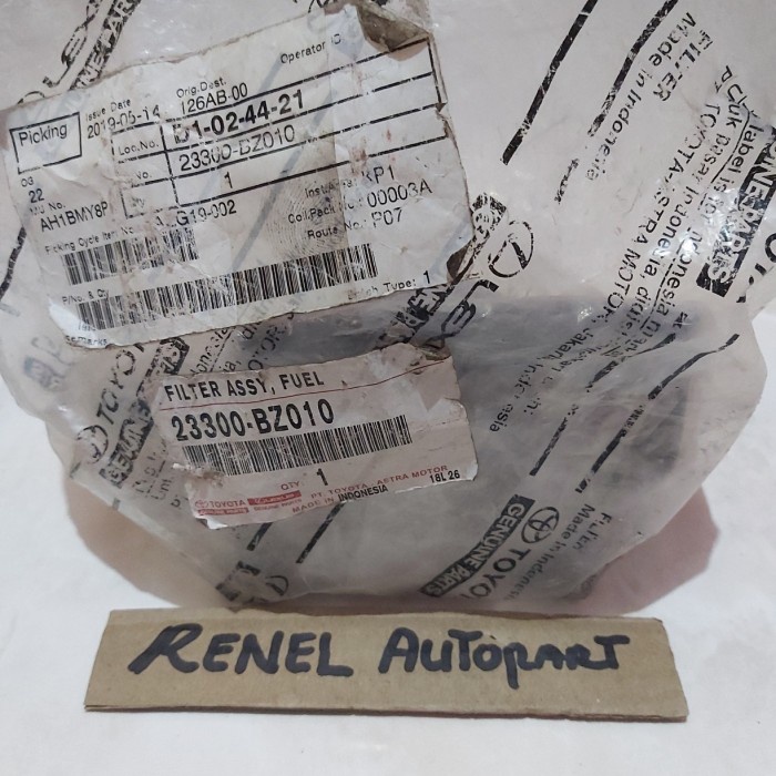 Filter bensin all new Grand Avanza Rush 2015- Up 23300-BZ010 ORIGINAL