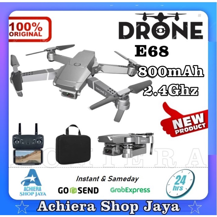 Drokam Rc Drone E68 4K Hd Kamera Wifi Fpv App Controle Quadcopter Helikopter