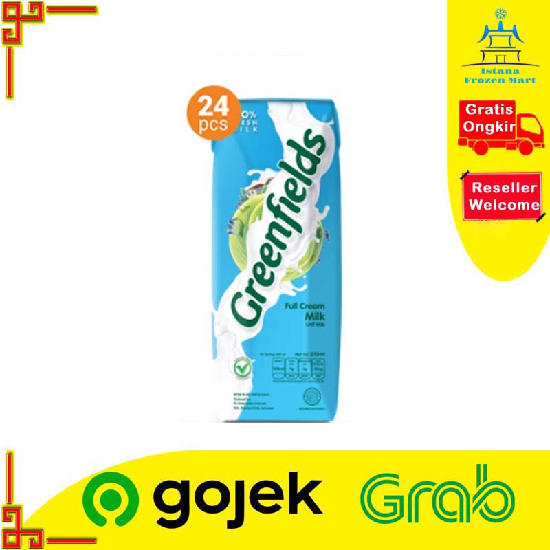 

Susu UHT Full Cream Milk 200 ML - GREENFIELDS