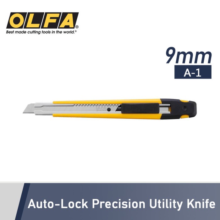 

Terlaris Art Knife Cutter A-1 Olfa Pisau Cutter 9 Mm Snap-Off Blade
