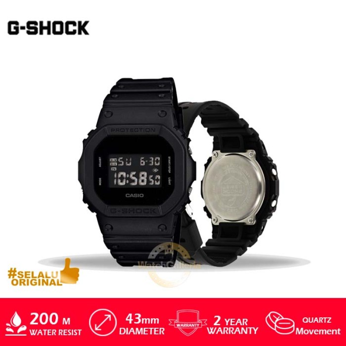 Terlaris Casio G-Shock Dw-5600Bb-1Dr / Dw-5600-1Dr / Dw5600 Original