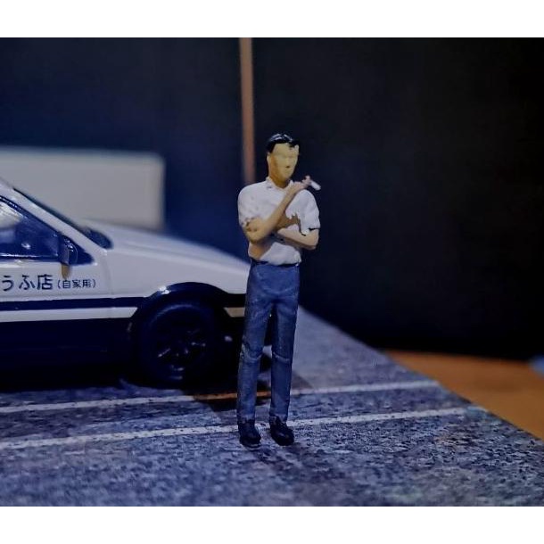 Figure 1 64 Initial D Bunta Fujiwara Diorama Maket Hot Wheels