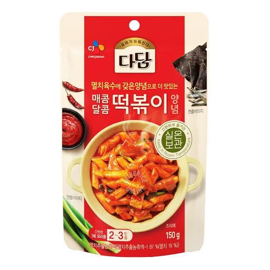 

Saus Tteokbokki CJ Dadam Korea - Sauce Toppokki - TokPoki - Topokki Best Seller