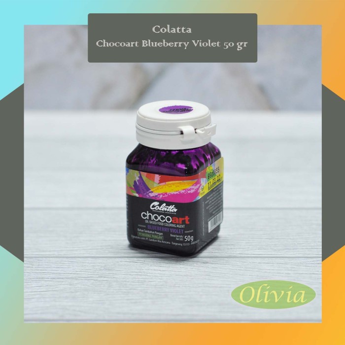 

Colatta Choco Art Pewarna Makanan Blueberry Violet 50 Gr