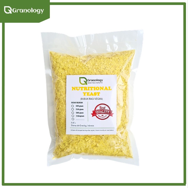 

Bubuk Ragi Vegan / Nutritional Yeast Vegan (500 Gram) By Granology