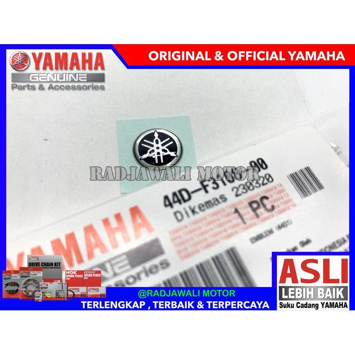 EMBLEM LOGO YAMAHA SPEEDOMETER XEON , AEROX 155 ASLI ORIGINAL YAMAHA 44D-F3108-00 ORIGINAL YAMAHA