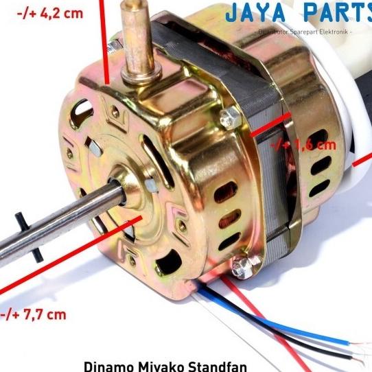 LIN371 [PROMO] DINAMO MESIN KIPAS ANGIN MIYAKO 12-16 IN WALLFAN-STANDFAN-DINDING-BERDIRI TANPA REMOT