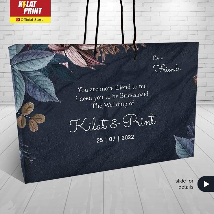 

7.7 Paperbag Custom Bridesmaid Romantic Night Edition