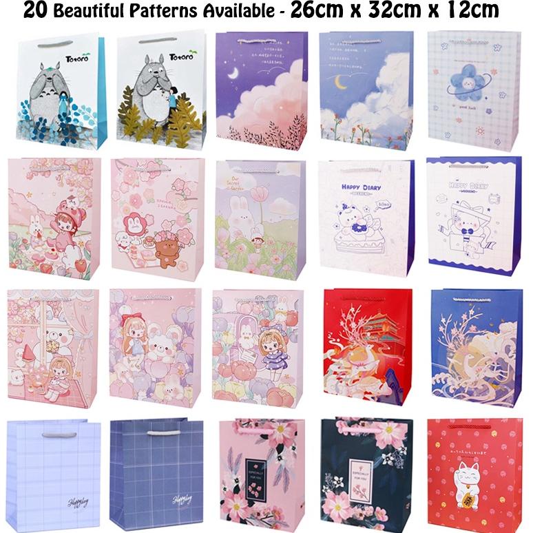 

Sale 7.7 26x32x12 Premium Goodie Bag Hampers / Paper Bag Motif / Tas Kado Gift