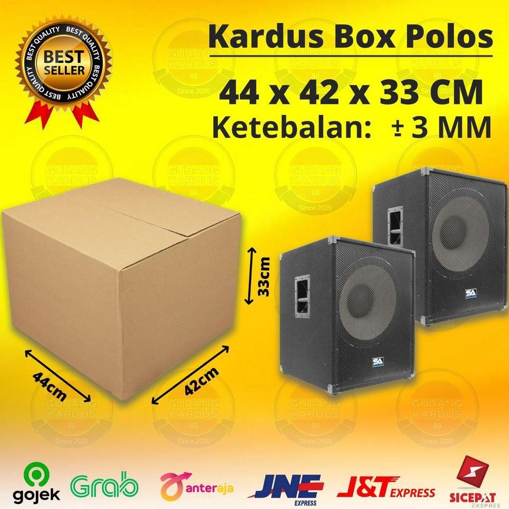 

Promo Kardus Karton Box Besar 44x42x33 CM Dus Box Jumbo Packing Pindahan Polos