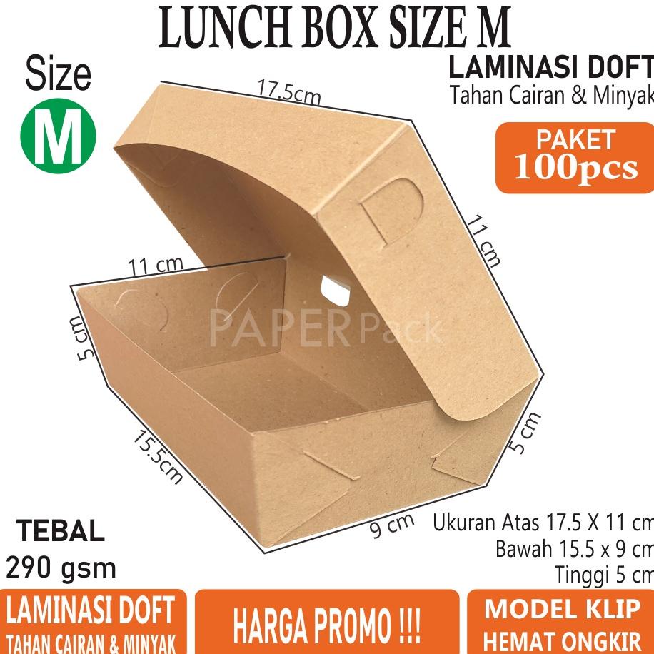 

Terbaru PAPER LUNCH BOX CRAFT ECO TEBAL SIZE M POLOS / KEMASAN MAKANAN / PAPER TAKE AWAY/PAKET MURAH