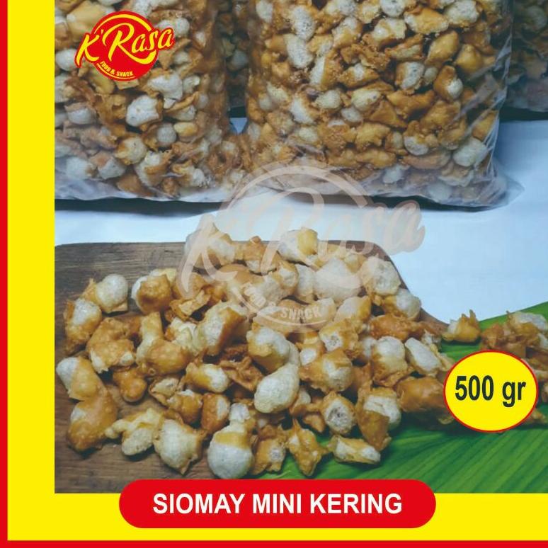 

Sale 7.7 Siomay mini kering cms 500 gr enak dan renyah. baso aci, seblak, snack camilan dll