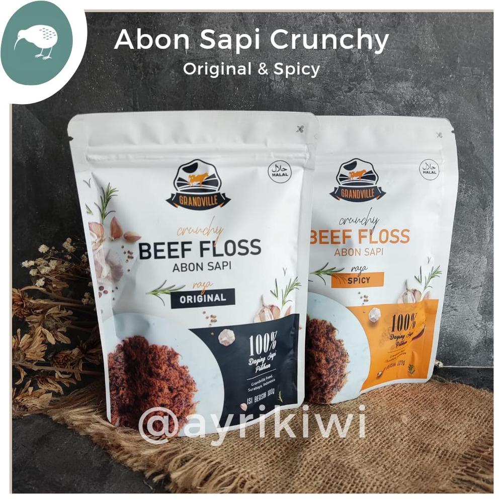 

7.7 Grandville Abon Sapi Crunchy - Original & Spicy