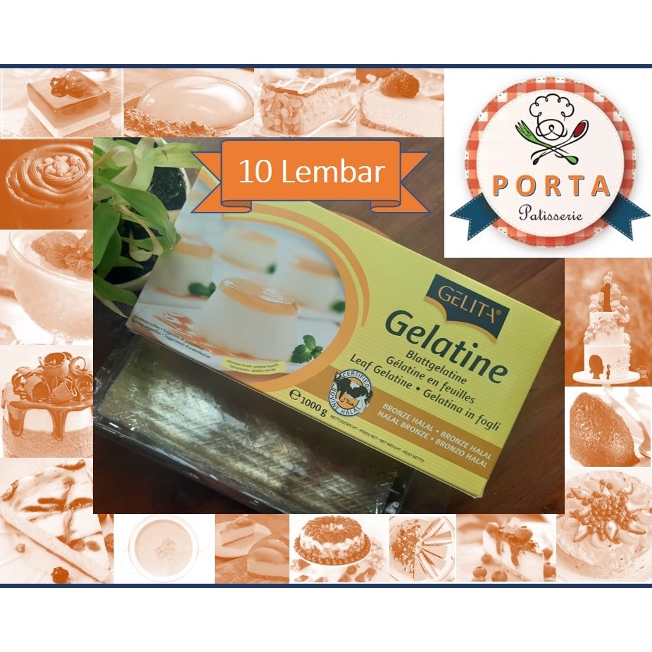 

Harga Diskon Gelatin Halal Gelita (10 Lembar) utk Panna Cotta Pudding Gyukaku dll FMI