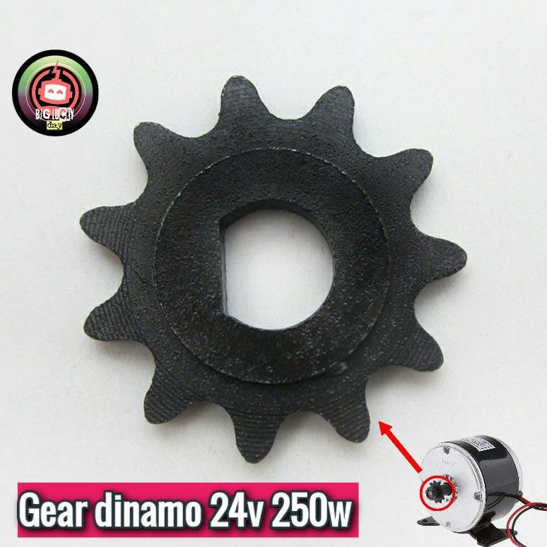 Laris Gear Dinamo 24V 250W E-Scooter Mr.Jackie S898 Skuter Elektrik My1025 / My1016 Gir Kecil Sparep